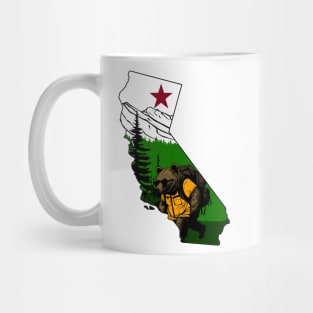 Hiking California Bear Mug